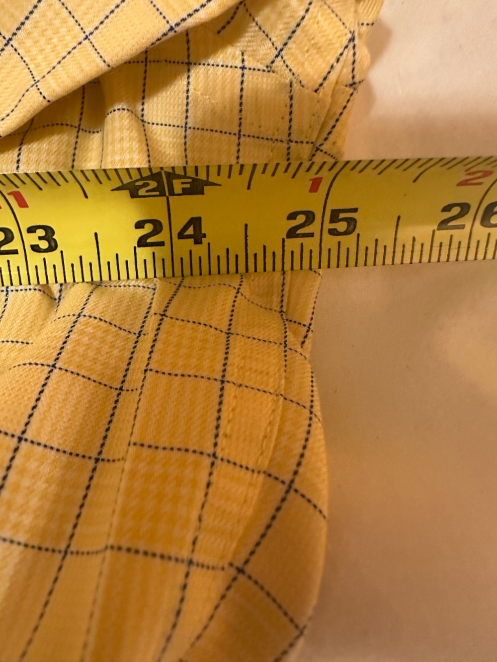 Orvis, L, yellow with blue checks men shirt - Picture 8 of 8